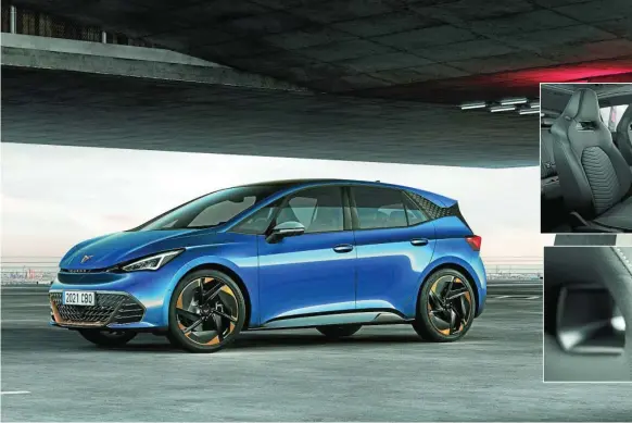  ??  ?? El CUPRA Born llegará a los concesiona­rios españoles en noviembre