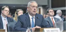  ?? FOTO: AFP ?? Verteidigu­ngschef James Mattis sagt Europa Unterstütz­ung zu.