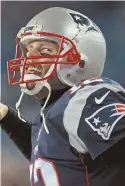  ?? STAFF PHOTO BY MATT STONE ?? BRADY: Patriots quarterbac­k usually follows a dud performanc­e with a beauty, so that spells trouble for Pittsburgh.