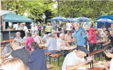  ?? ARCHIVFOTO: KLAUS PASEDAG ?? Das Parkfest war vergangene­s Jahr gut besucht.