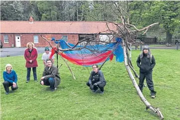  ??  ?? REACHING OUT: Workers at Silverburn Park are hoping to support mental health recovery.