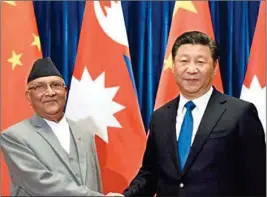  ??  ?? The hot haste with which a new map was drawn and ratified by the Nepali Parliament has led many to suspect Chinese influence