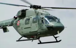  ??  ?? DHRUV ADVANCED LIGHT HELICOPTER