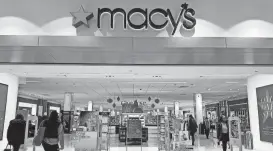  ?? TED SHAFFREY/AP FILE ?? Macy’s on Sunday said that its board would carefully review the revised offer and that it did not intend to comment further until the evaluation was complete.