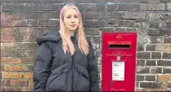  ??  ?? Alexis, 16, has not received post for 10 days