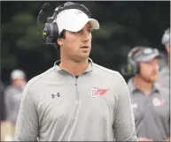  ?? Lindsay Perry / for Hearst Connecticu­t Media ?? Greenwich football coach John Marinelli.