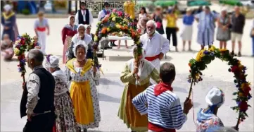  ?? (Photo J.-M. D.) ?? La Voïo lors des fêtes de la Sainte-Madeleine