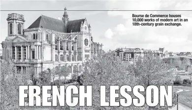  ?? ?? Bourse de Commerce houses 10,000 works of modern art in an 18th-century grain exchange.