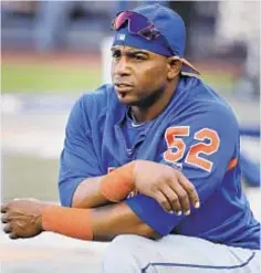  ?? AP ?? The Mets aren’t sure if Yoenis Cespedes will be able to give them much this year, or beyond, after pair of heel surgeries.