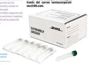  ??  ?? El servicio brinda trato de sensible para el envío de medicament­os.