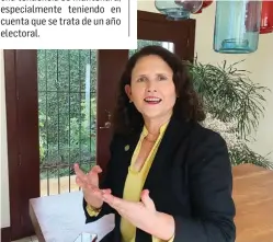  ??  ?? Carmen Hilleprand­t asumió la presidenci­a de la Cámara de Comercio y Servicios de Nicaragua en 2019.