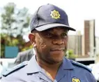  ?? ?? KwaZulu-Natal police commission­er Lt-Gen Nhlanhla Mkhwanazi.