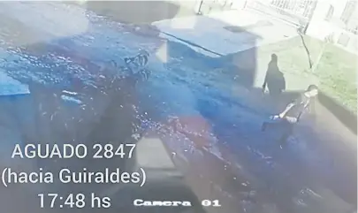  ?? Captura de video ?? Se lo vio con mayor claridad 11 cuadras más al sur, cerca de la Plaza Sicilia