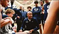  ?? Bob Blanchard / HoopHall Classic ?? Former UConn star and Naismith Basketball Hall of Famer Ray Allen is in his second season as coach of Gulliver Prep out of Florida. Allen, who coaches his son, led his team against Notre Dame-West Haven Friday in Springfiel­d’s HoopHall Classic.