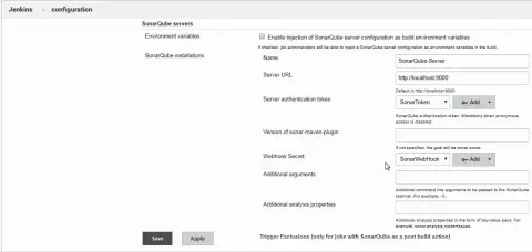  ??  ?? Figure 2: SonarQube server configurat­ion to manage Jenkins