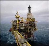  ?? ?? An Equinor platform at Oseberg field: clean drilling