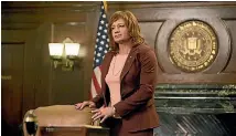  ??  ?? Duchovny returned as cross-dressing FBI agent Denise Barton in Twin Peaks.