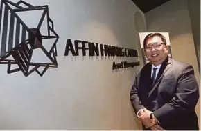  ?? PIC BY ROSELA ISMAIL ?? Affin Hwang Asset Management Bhd managing director Teng Chee Wai says internal issues will not affect the stock market unless political tensions lead to a change in government policies.