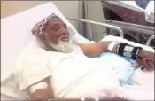  ?? PICTURE: SUPPLIED ?? Farouk Mohamed, 74, underwent surgery on his left hand after being bitten.