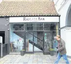  ??  ?? Rascals Bar in St Andrews.