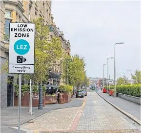  ?? ?? AIR POLLUTION: Dundee’s LEZ will be legally enforced from May 30.