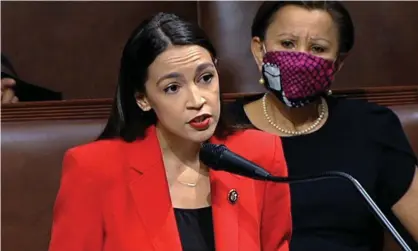  ?? Photograph: AP ?? ‘It’s worth watching the video to see how Ocasio-Cortez, without particular outrage or emotion, pronounces three words that explode like smart bombs in the decorous House.’