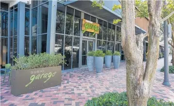  ?? MICHAEL LAUGHLIN/SUN SENTINEL ?? A first look at Sushi Garage, Tuesday, March 30, 2021. The acclaimed Japanese-sushi staple on Miami Beach, will roll onto Las Olas Boulevard for its first sister location, scheduled to debut in mid-April.