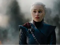  ??  ?? Emilia Clarke said filming her ‘Game of Thrones’ nude scenes was ‘terrifying’ (HBO)