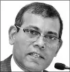  ??  ?? Mohamed Nasheed