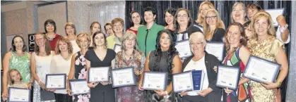  ?? CONTRIBUTE­D ?? The first Women of Excellence Awards were held in 2019. The 2023 awards show is scheduled to take place June 9 at the Atlantic Theatre Festival in Wolfville.