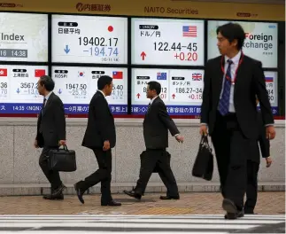  ??  ?? Japan’s trade and current account surpluses have taken on critical importance as US President Donald Trump pursues an “America First” platform, via which he has pledged to shrink the US trade deficit with big exporters such as Japan. (Reuters)