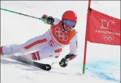  ?? REUTERS ?? Debutant Marcel Hirscher of Austria won the men’s giant slalom on Sunday, his second gold in five days.