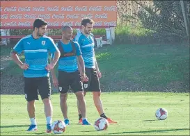  ?? FOTO: FUF ?? De vuelta Suárez, ausente ante Brasil por sanción, regresa al once esta madrugada