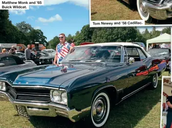  ?? ?? Matthew Monk and ’65 Buick Wildcat.
Tom Newey and ’58 Cadillac.