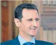  ??  ?? Syrian President Bashar al-Assad