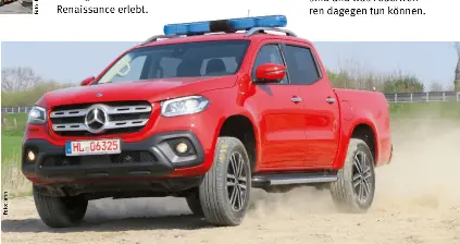 Mercedes Hat Mit Der X Klasse Erstmals Einen Pick Up Auf Den Markt Gebracht Pressreader