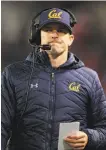  ?? William Mancebo / Getty Images ?? Cal head coach Justin Wilcox has a fan in longtime coach Gary Patterson of TCU.