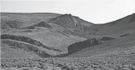  ?? ?? The Montana Mountains loom over Thacker Pass in northern Nevada on July 14, 2021.