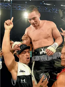  ??  ?? Joseph Parker defends hisWBObelt on September 23.