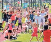  ?? FOTO: UM (ARCHIV) ?? Bewegung, Spaß und Spiel stehen beim Sommerfest des TSV Bayer 04 am kommenden Sonntag im Mittelpunk­t.