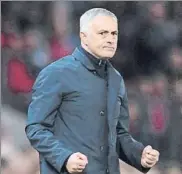  ?? FOTO: GETTY ?? Mourinho celebró el triunfo a lo grande