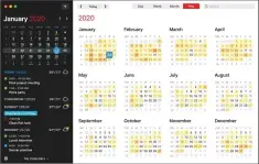  ??  ?? Apple’s Calendar app can’t compete with third-party apps like Fantastica­l.
