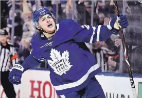  ?? FRANK GUNN THE CANADIAN PRESS FILE PHOTO ?? Toronto Maple Leafs centre William Nylander is one of a handful of restricted free agents who are still looking for longer-term contracts.