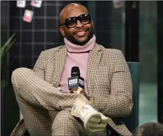  ?? PHOTO BY DIA DIPASUPIL — GETTY IMAGES ?? Royce 5’9” visits the Build Series to discuss his album “Allegory” at Build Studio on Feb. 26, 2020in New York City. His album is nominated for a Best Rap Album Grammy Award.