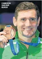  ??  ?? CAMERON VAN DER BURGH