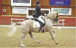  ??  ?? Nicola Byam-Cook scores an advanced win with Twyford Salamander