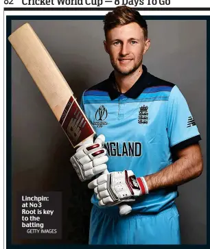  ?? GETTY IMAGES ?? Linchpin: at No 3 Root is key to the batting