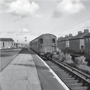  ?? ?? ■ Tyne Dock station, 1962