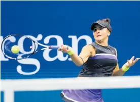  ?? Photo / AP ?? Canadian Bianca Andreescu is returning to Auckland.