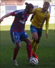  ?? (Photo DR) ?? Kenny Michel et les Toulonnais ont souvent dû courir après le ballon face à Marignane-Gignac.